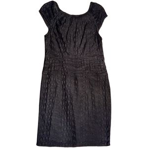 Marc New York Andrew Marc Lace Sheath Dress Scoop Neck, Size 8, Black NWT